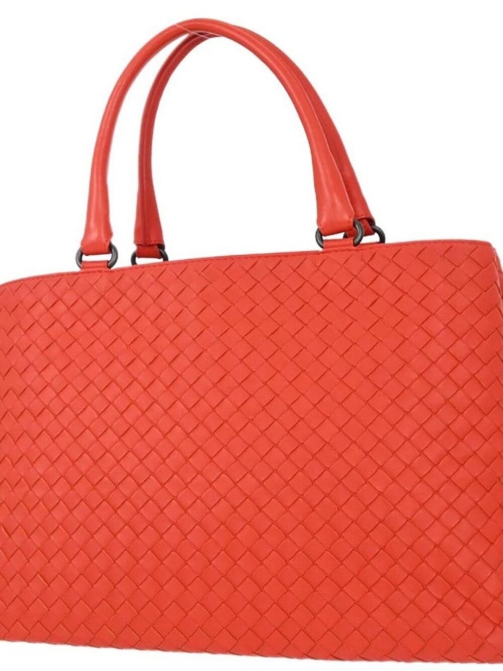 Bottega Veneta Red Lambskin Intrecciato Tote Bag B04944574I 117034